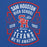 Close-up view of Sam Houston High School Texans Royal Blue Classic Unisex Hoodie 207
