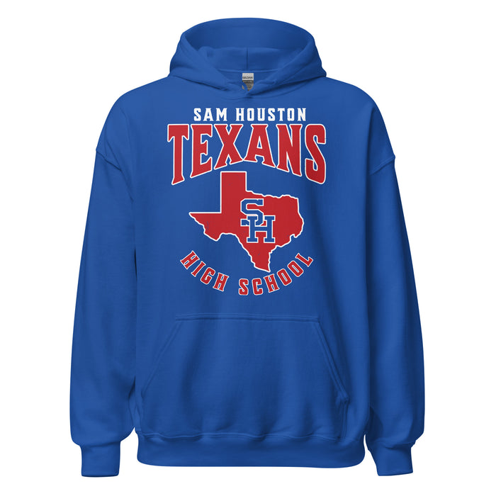 Sam Houston High School Texans Royal Blue Classic Unisex Hoodie 213