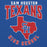 Close-up view of Sam Houston High School Texans Royal Blue Classic Unisex Hoodie 213
