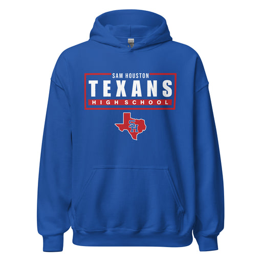 Sam Houston High School Texans Royal Blue Classic Unisex Hoodie 049