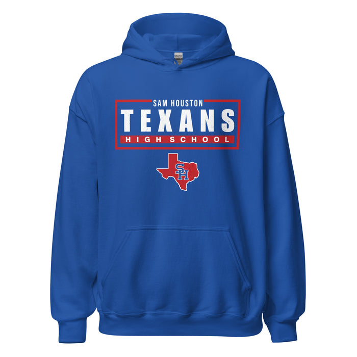 Sam Houston High School Texans Royal Blue Classic Unisex Hoodie 049