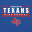 Close-up view of Sam Houston High School Texans Royal Blue Classic Unisex Hoodie 049