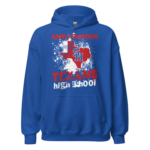 Sam Houston High School Texans Royal Blue Classic Unisex Hoodie 205