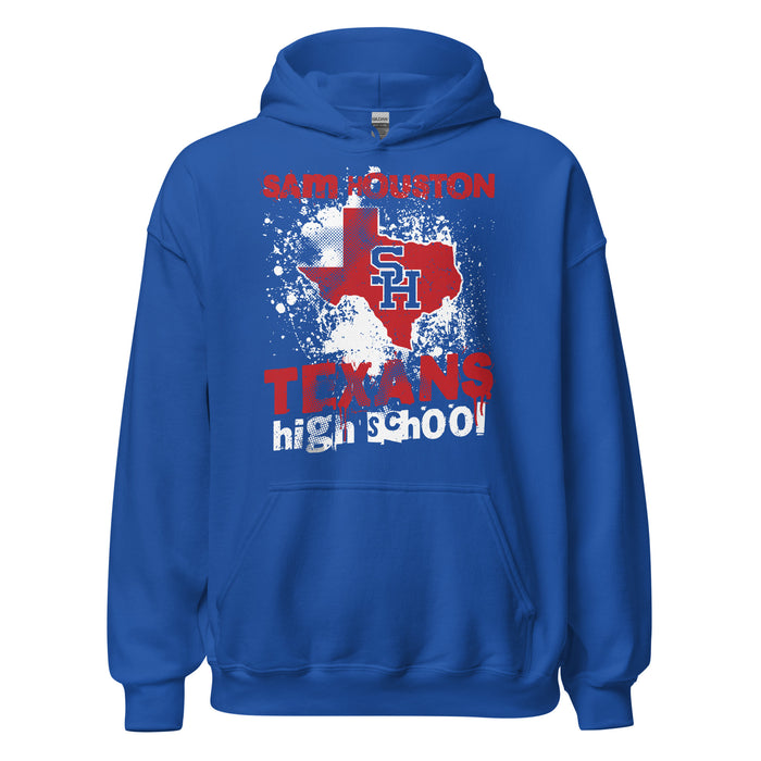 Sam Houston High School Texans Royal Blue Classic Unisex Hoodie 205