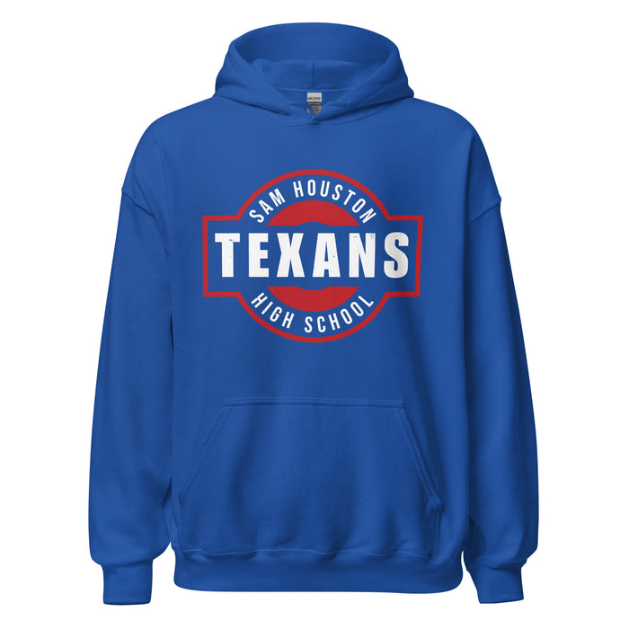 Sam Houston High School Texans Royal Blue Classic Unisex Hoodie 011