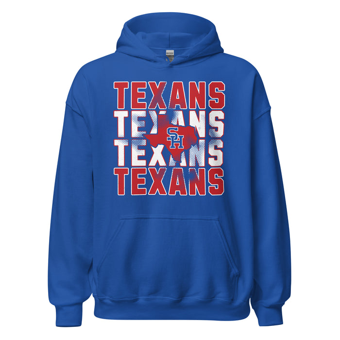 Sam Houston High School Texans Royal Blue Classic Unisex Hoodie 233