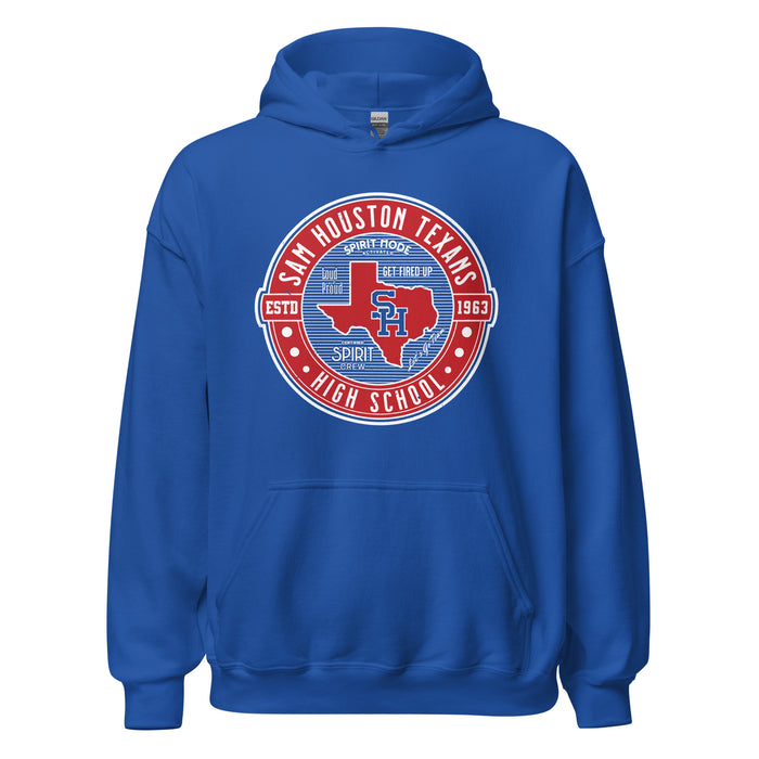 Sam Houston High School Texans Royal Blue Classic Unisex Hoodie 224