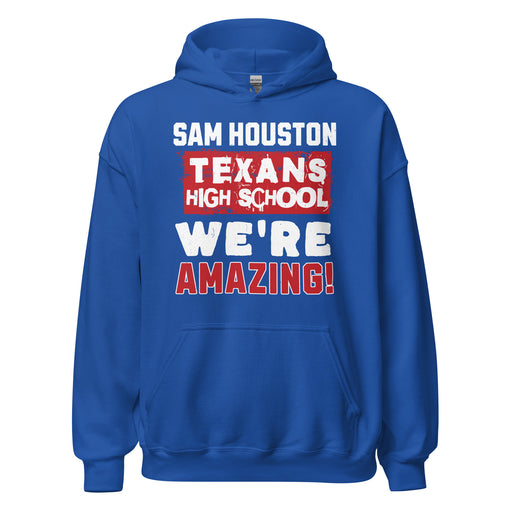 Sam Houston High School Texans Royal Blue Classic Unisex Hoodie 231
