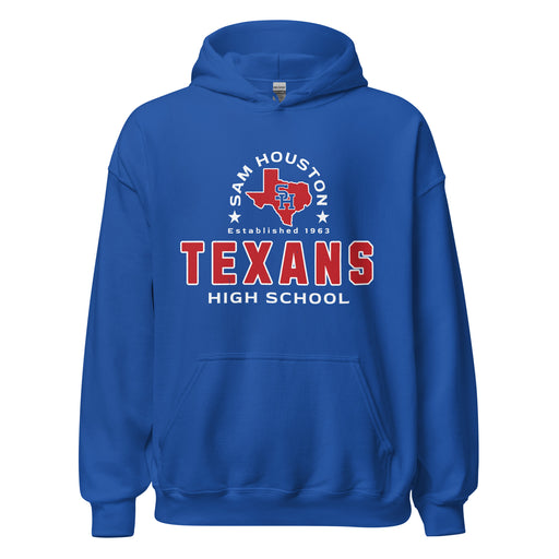 Sam Houston High School Texans Royal Blue Classic Unisex Hoodie 222