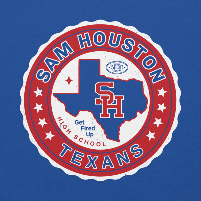 Sam Houston High School Texans Royal Blue Classic Unisex Hoodie 216