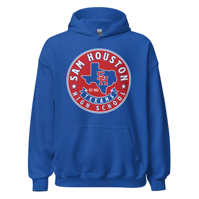 Sam Houston High School Texans Royal Blue Classic Unisex Hoodie 215