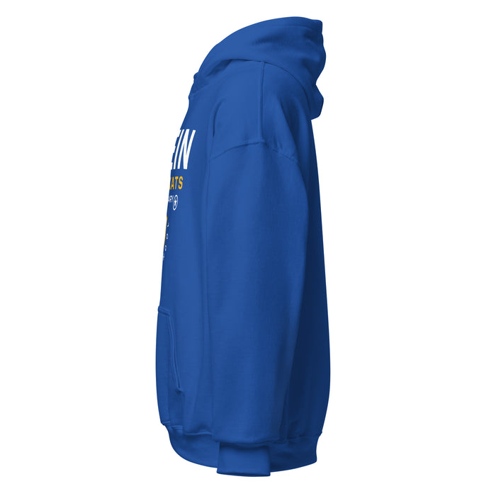 Side view of Klein High School Bearkats Royal Blue Classic Unisex Hoodie 003
