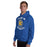 Man wearing Klein High School Bearkats Royal Blue Classic Unisex Hoodie 228