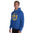 Man wearing Klein High School Bearkats Royal Blue Classic Unisex Hoodie 229