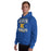 Man wearing Klein High School Bearkats Royal Blue Classic Unisex Hoodie 230