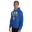 Man wearing Klein High School Bearkats Royal Blue Classic Unisex Hoodie 017