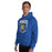 Man wearing Klein High School Bearkats Royal Blue Classic Unisex Hoodie 204