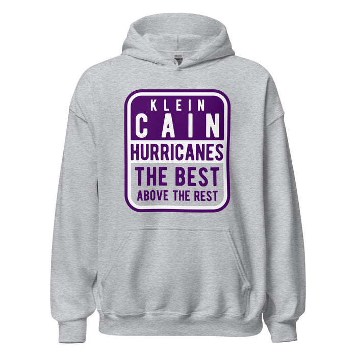 Klein Cain High School Hurricanes Sport Grey Classic Hoodie 01