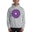 Man wearing a Klein Cain High School Hurricanes Sport Grey Classic Hoodie 02