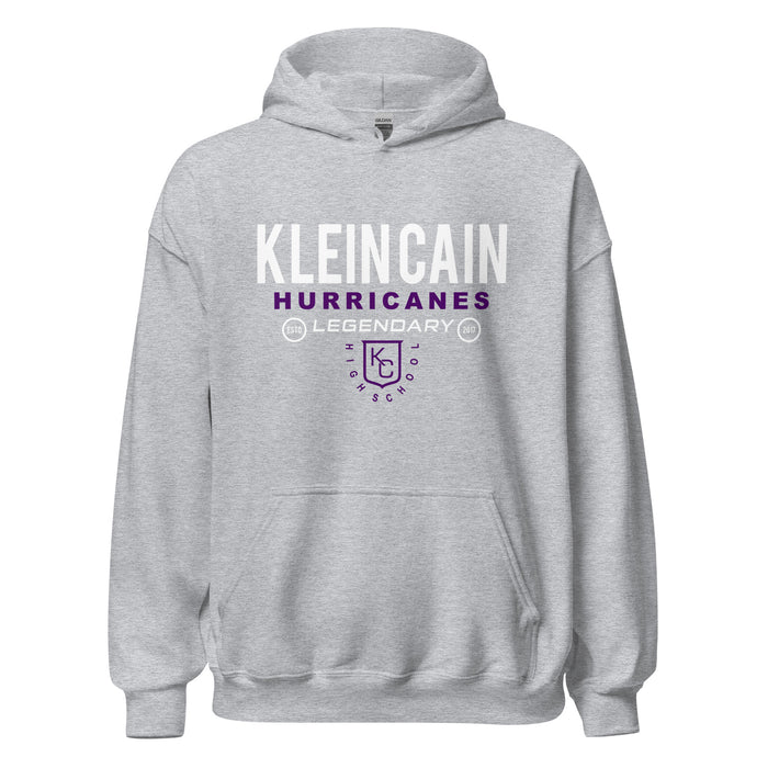 Klein Cain High School Hurricanes Sport Grey Classic Hoodie 03