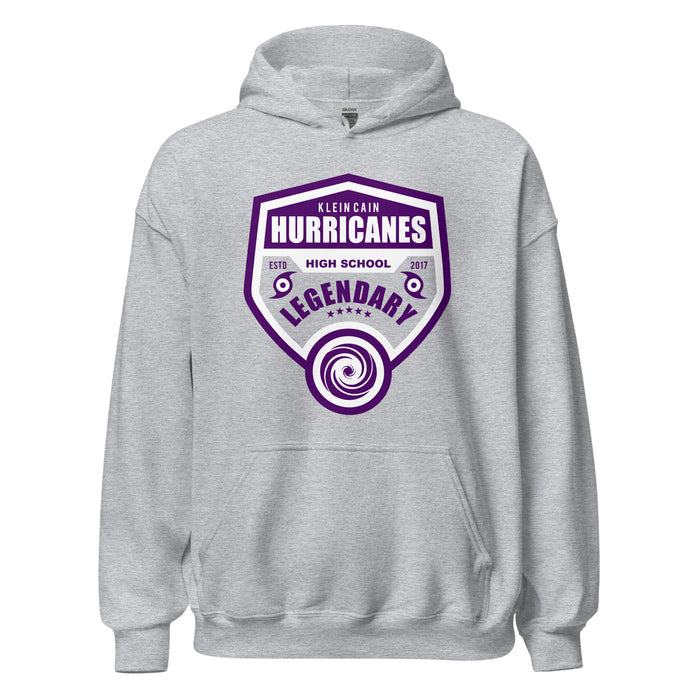 Klein Cain High School Hurricanes Sport Grey Classic Hoodie 14