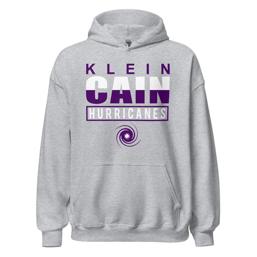 Klein Cain High School Hurricanes Sport Grey Classic Hoodie 29