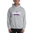 Man wearing a Klein Cain High School Hurricanes Sport Grey Classic Hoodie 44