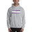 Man wearing a Klein Cain High School Hurricanes Sport Grey Classic Hoodie 72