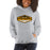 Woman wearing a Klein Oak High School Panthers Sport Grey Classic Unisex Hoodie 09