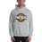 Man wearing a Klein Oak High School Panthers Sport Grey Classic Unisex Hoodie 11