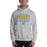 Man wearing a Klein Forest High School Sport Grey Classic Unisex Hoodie 03