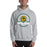 Man wearing a Klein Forest High School Sport Grey Classic Unisex Hoodie 04