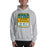 Man wearing a Klein Forest High School Sport Grey Classic Unisex Hoodie 01