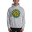 Man wearing a Klein Forest High School Sport Grey Classic Unisex Hoodie 02