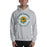 Man wearing a Klein Forest High School Sport Grey Classic Unisex Hoodie 16