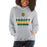 Woman wearing a Klein Forest High School Sport Grey Classic Unisex Hoodie 23