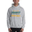 Man wearing a Klein Forest High School Sport Grey Classic Unisex Hoodie 24