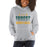 Woman wearing a Klein Forest High School Sport Grey Classic Unisex Hoodie 24