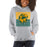 Woman wearing a Klein Forest High School Sport Grey Classic Unisex Hoodie 27