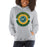 Woman wearing a Klein Forest High School Sport Grey Classic Unisex Hoodie 30