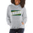 Woman wearing a Klein Forest High School Sport Grey Classic Unisex Hoodie 84