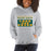 Woman wearing a Klein Forest High School Sport Grey Classic Unisex Hoodie 86