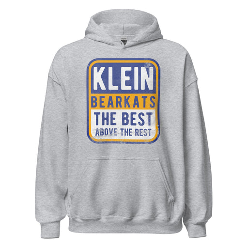 Klein High School Bearkats Sport Grey Classic Unisex Hoodie 01