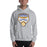 Man wearing a Klein High School Bearkats Sport Grey Classic Unisex Hoodie 14