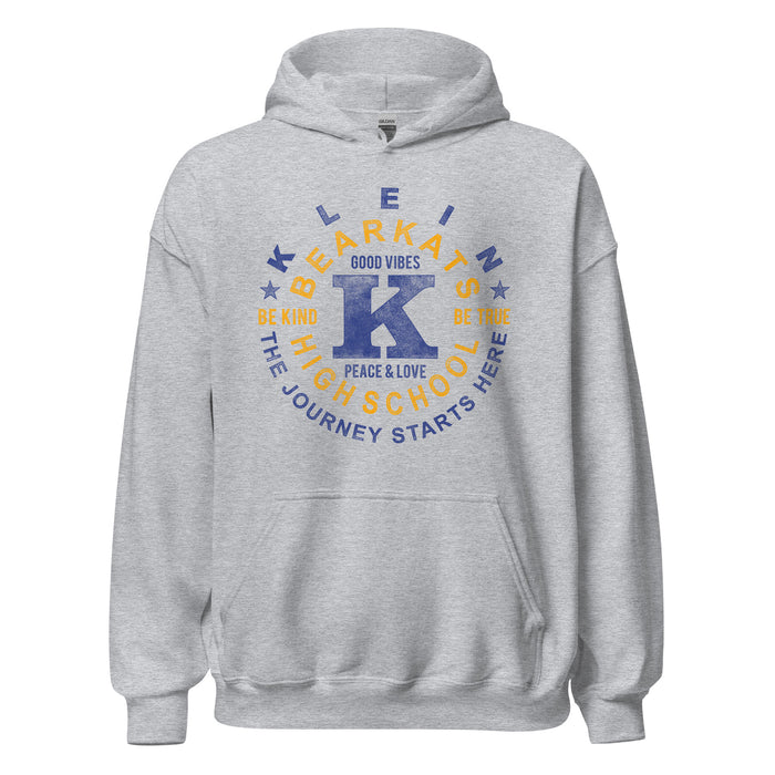 Klein High School Bearkats Sport Grey Classic Unisex Hoodie 16