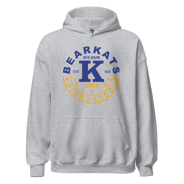 Klein High School Bearkats Sport Grey Classic Unisex Hoodie 19