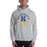 Man wearing a Klein High School Bearkats Sport Grey Classic Unisex Hoodie 19