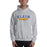 Man wearing a Klein High School Bearkats Sport Grey Classic Unisex Hoodie 21