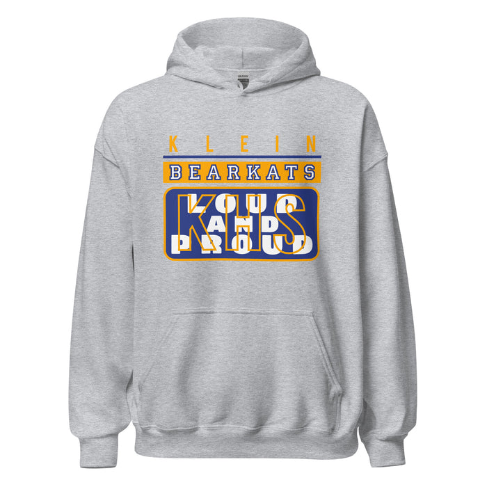 Klein High School Bearkats Sport Grey Classic Unisex Hoodie 86