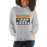 Woman wearing a Klein High School Bearkats Sport Grey Classic Unisex Hoodie 86